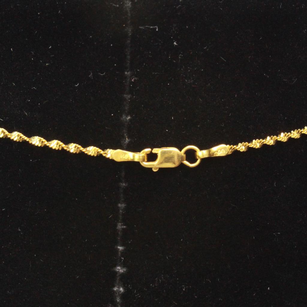 22kt Gold 3.7g Rope Chain Necklace | Property Room