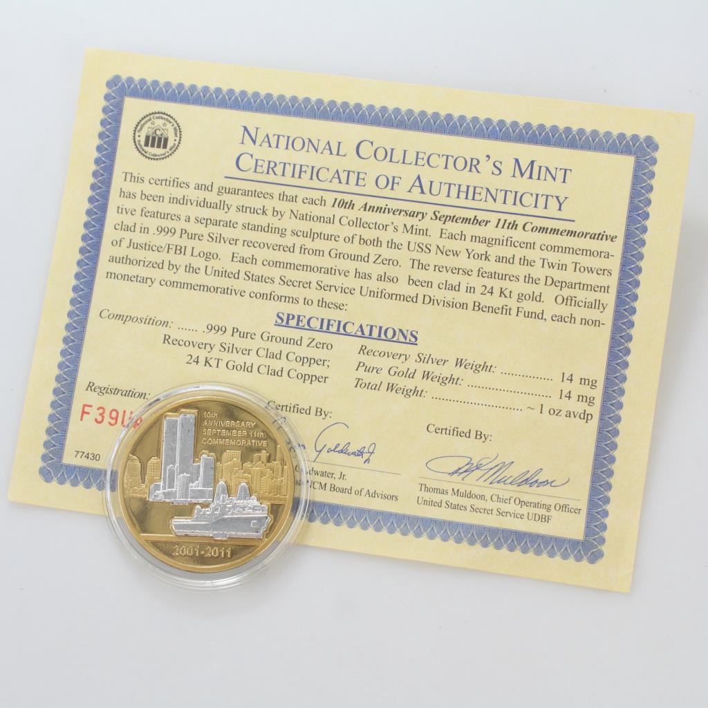 World Trade Center Coin In Gold Bullion Coins for sale