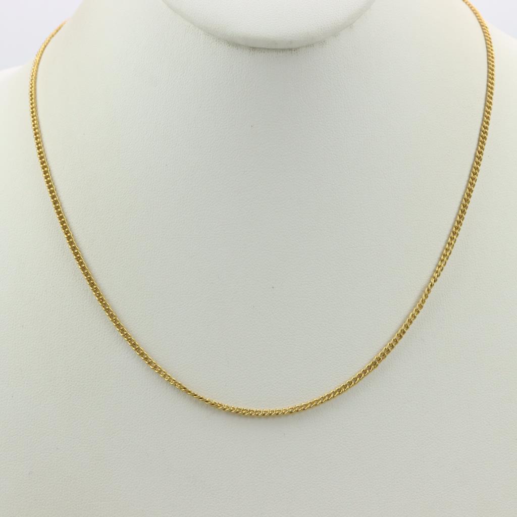 24kt Gold Curb Chain Necklace | Property Room