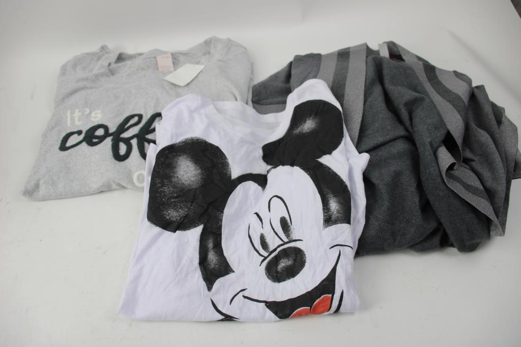 2XL, XXL Tank Tops, Sweatshirt, Cardigans, Fitted Leggings, And More, 9 Pieces