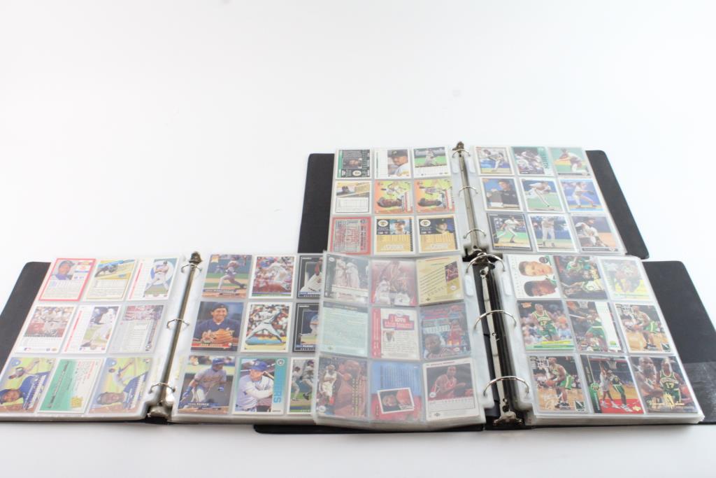 3 Binders With Sports Cards, 300+ Pieces Property Room