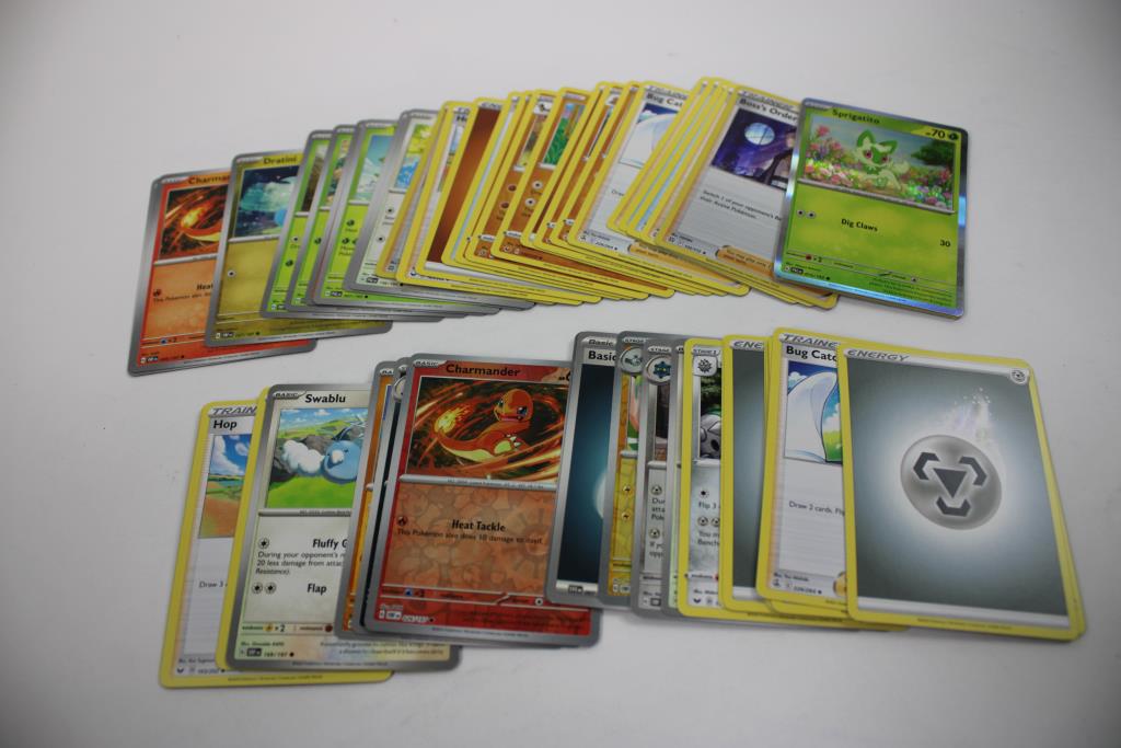 30+ Assorted Pokemon Trading Cards