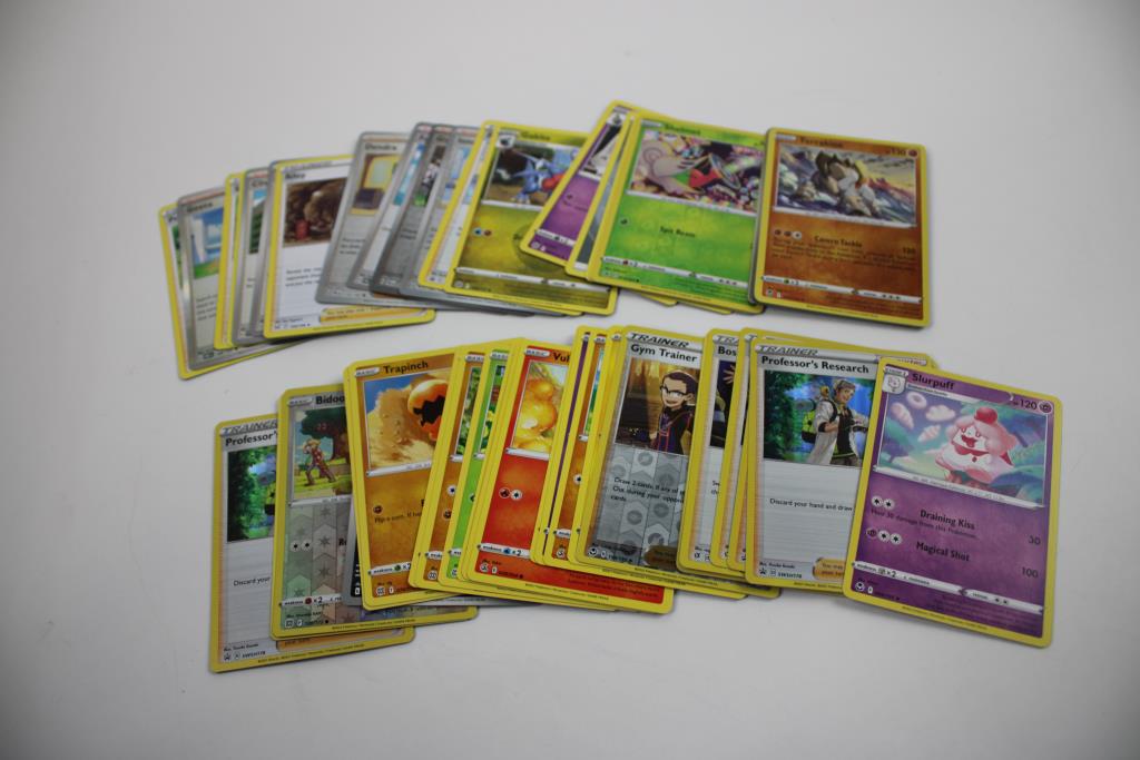 30+ Assorted Pokemon Trading Cards