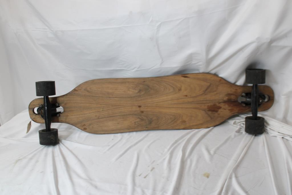 36" Black Longboard With 70mm X 51mm Wheels