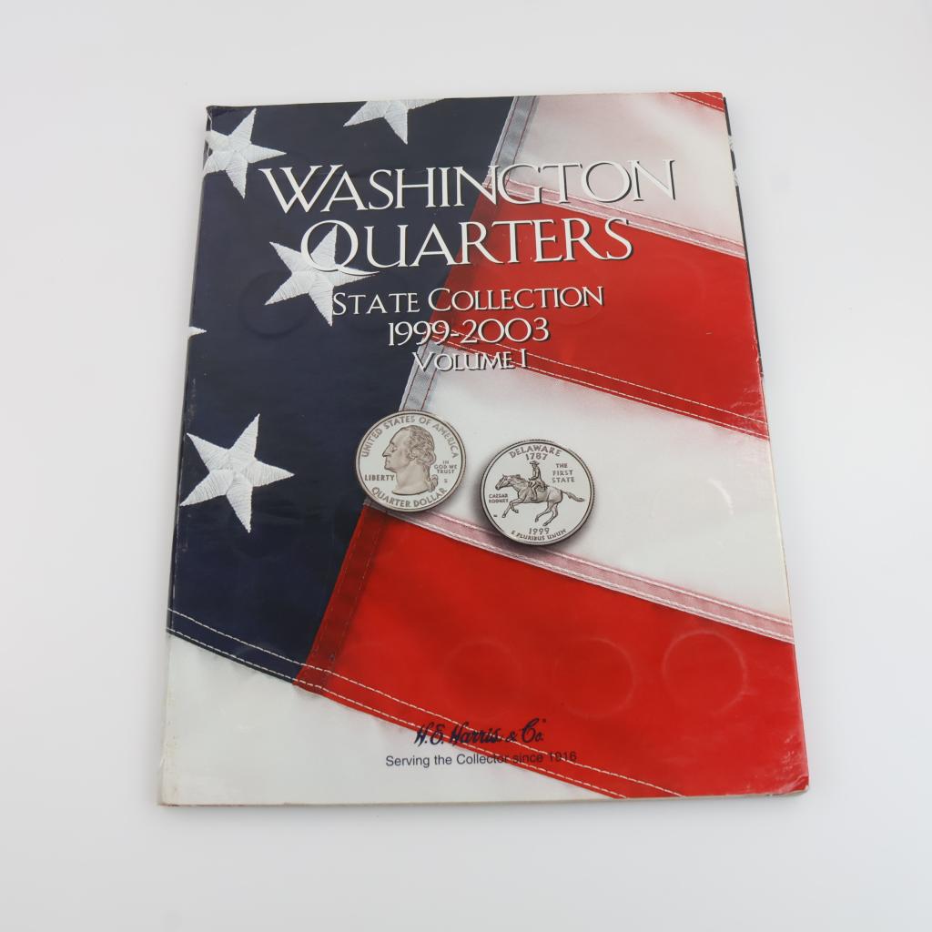 36 US Washington Quarters, State Collection 1999-2003 VOL1 Booket