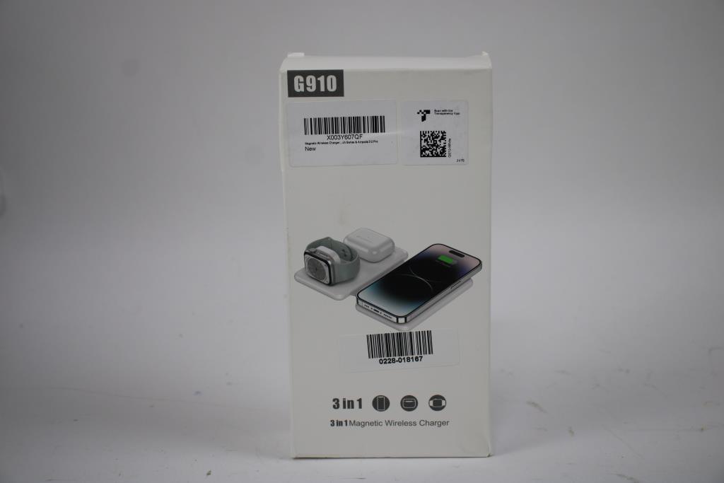 3-in-1 Magnetic Wireless Charger with Cooling Fan