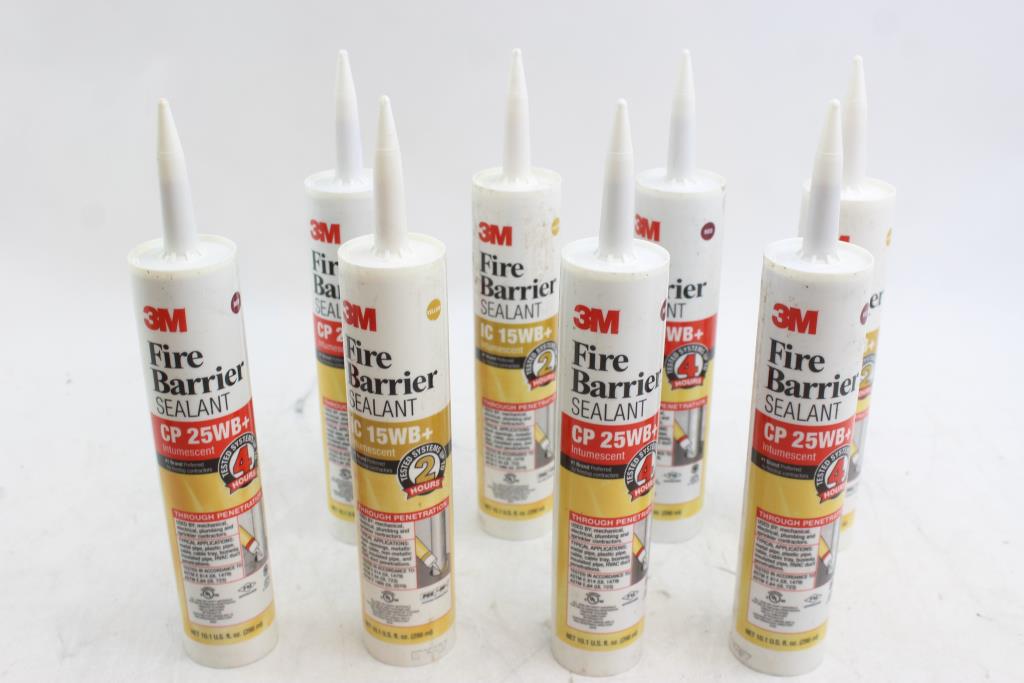 3M Fire Barrier Sealant 8 Pieces Property Room