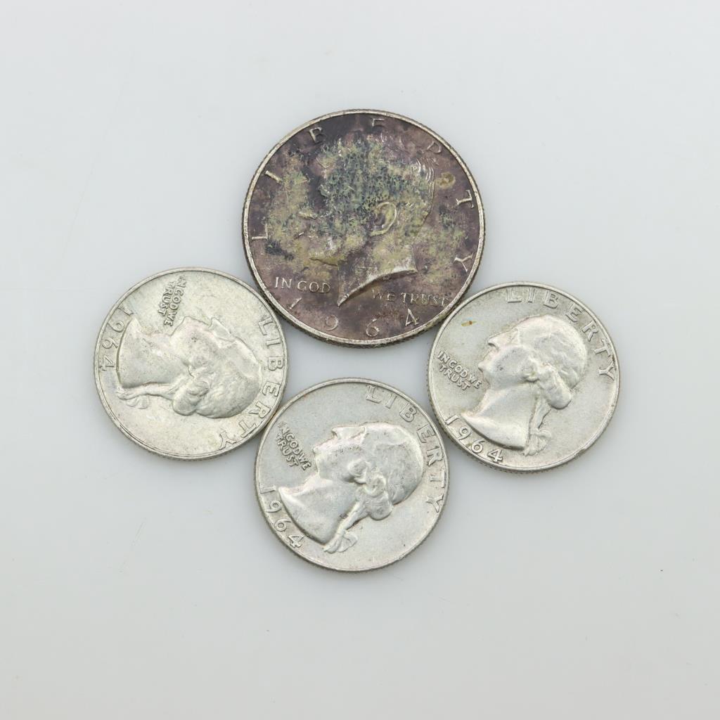 4 US Silver Coins | Property Room
