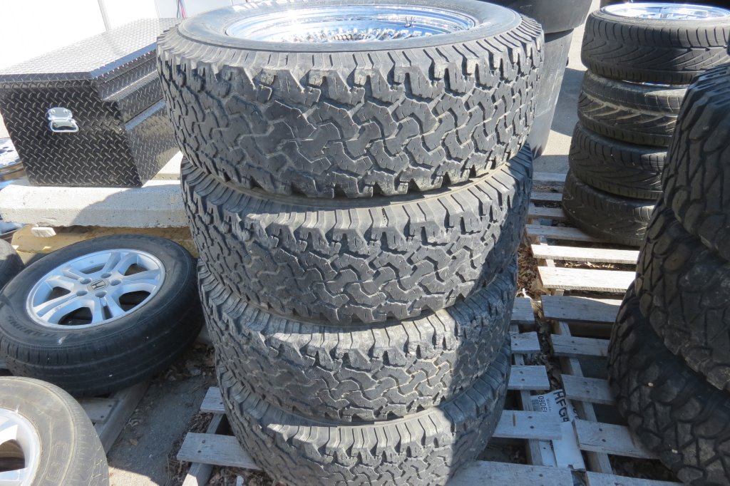 4 Used BF Goodrich Tires and Rims (Billings, MT 59103) Property Room