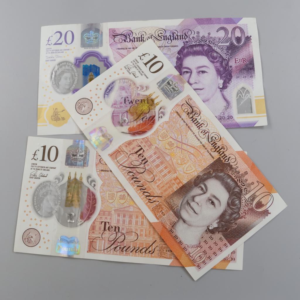 40 British Pounds Sterling