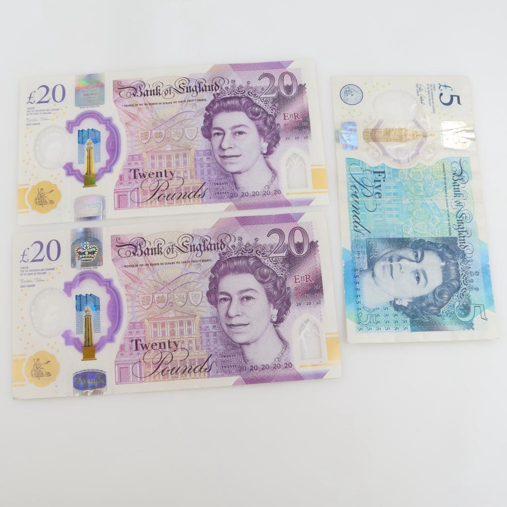 45 Bank Of England British Pounds