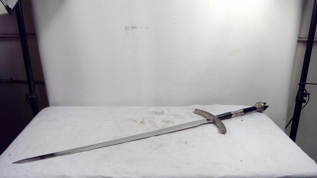 48" Sword With Black/Silver Handle