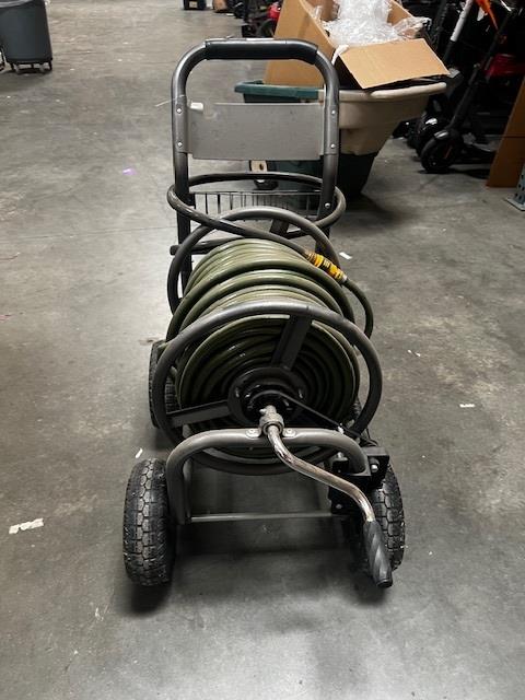 4-Wheel Garden Hose Cart
