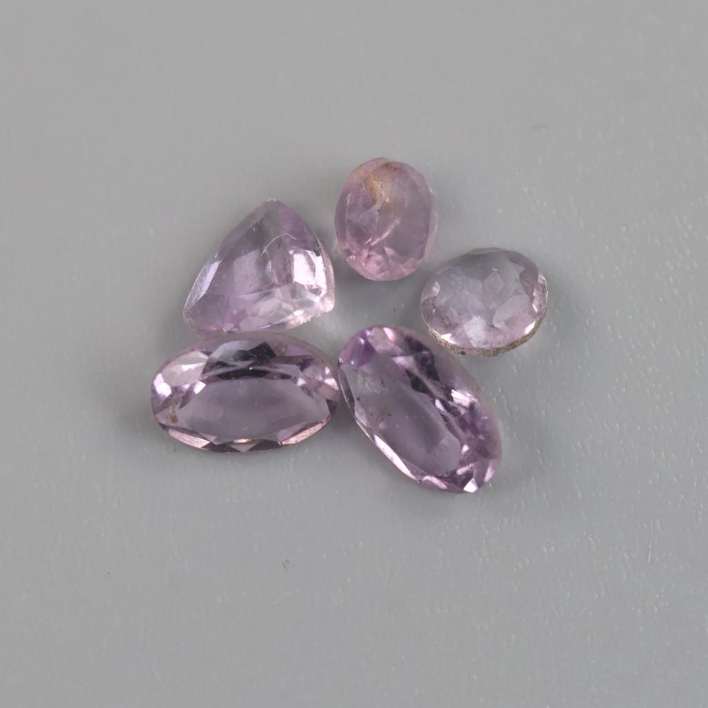 5  Amethyst Oval Loose Stones