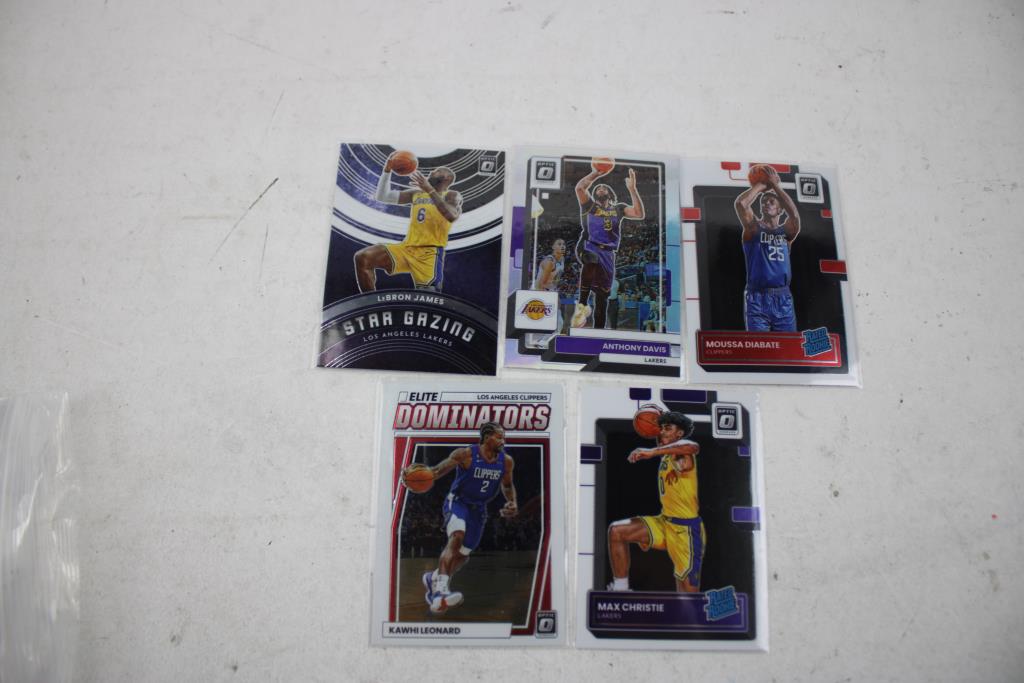 5  Assorted Trading Cards