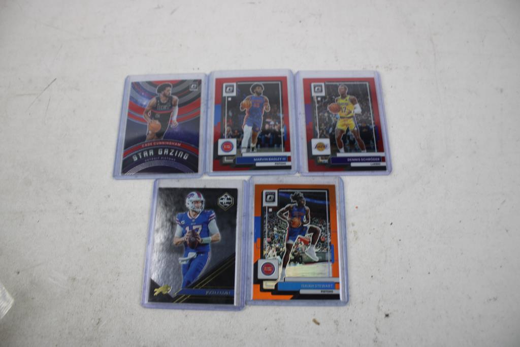 5  Assorted Trading Cards