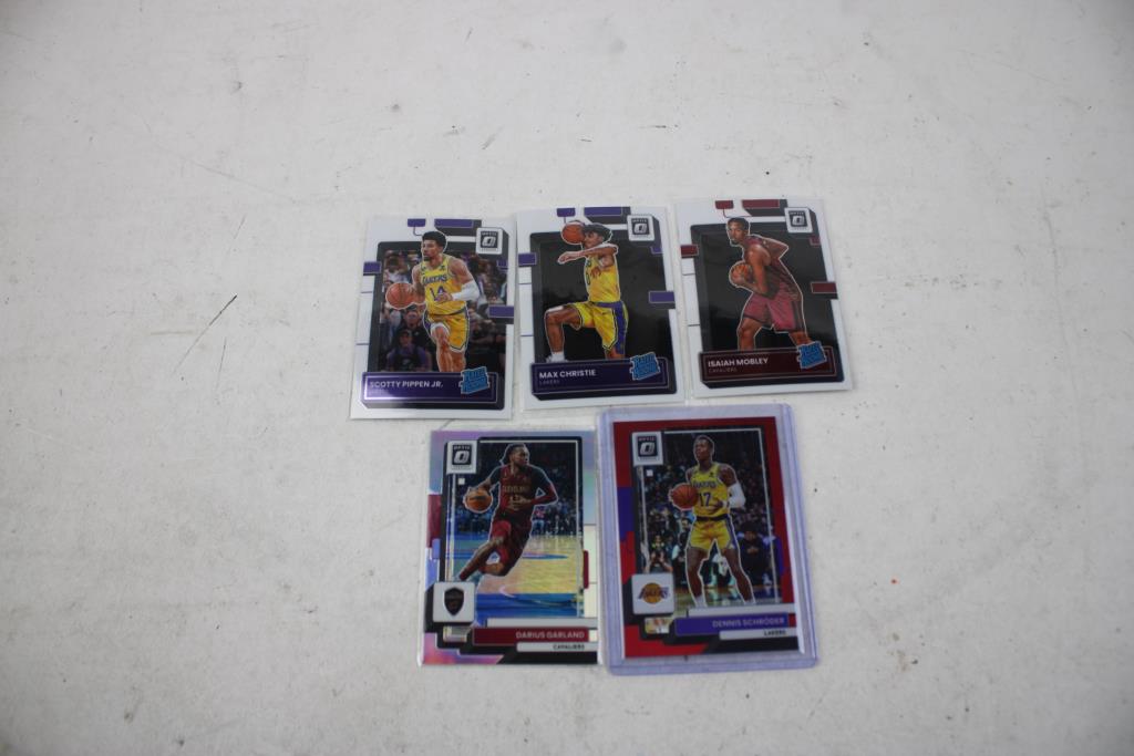 5  Assorted Trading Cards
