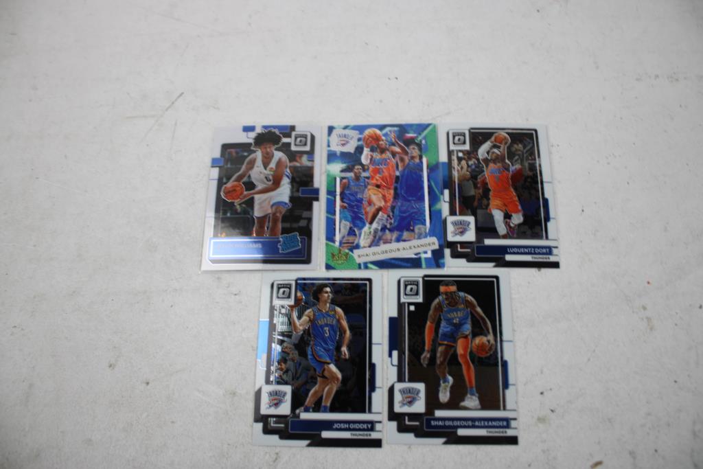5  Assorted Trading Cards