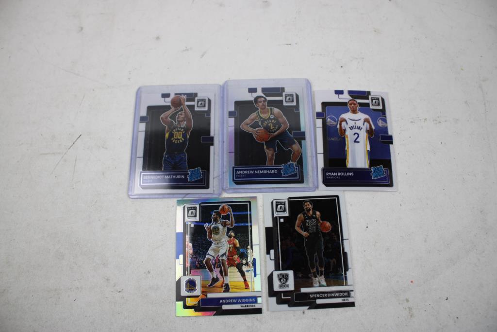 5  Assorted Trading Cards