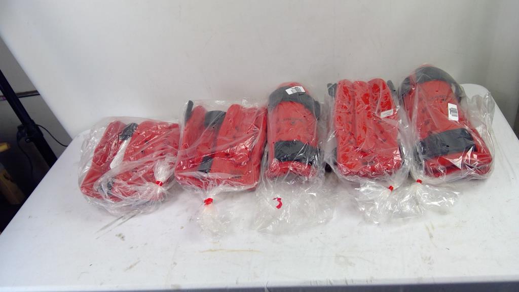 5 Pieces Macho Sparring Shin Guards Size L (2,), Size M (3)