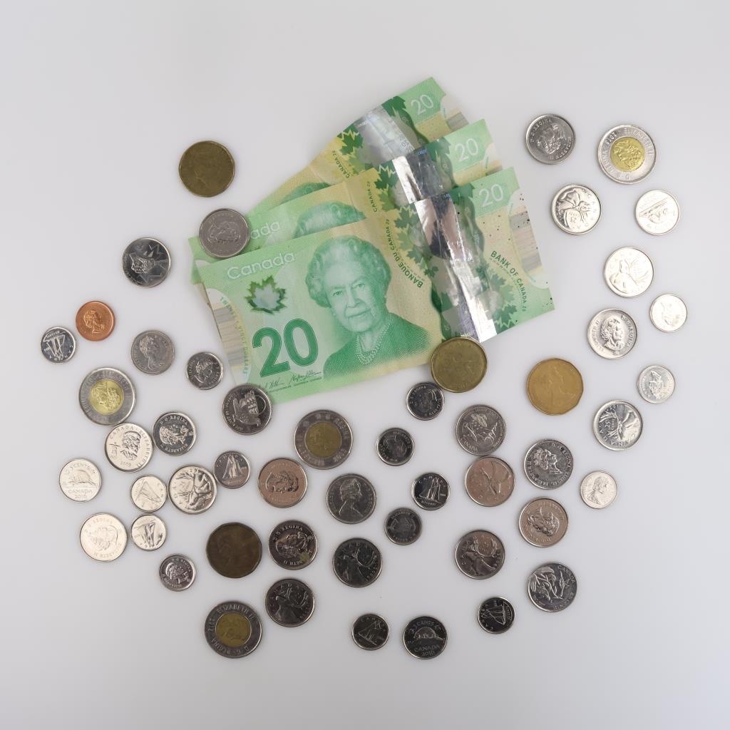 50+ Canadian Currency