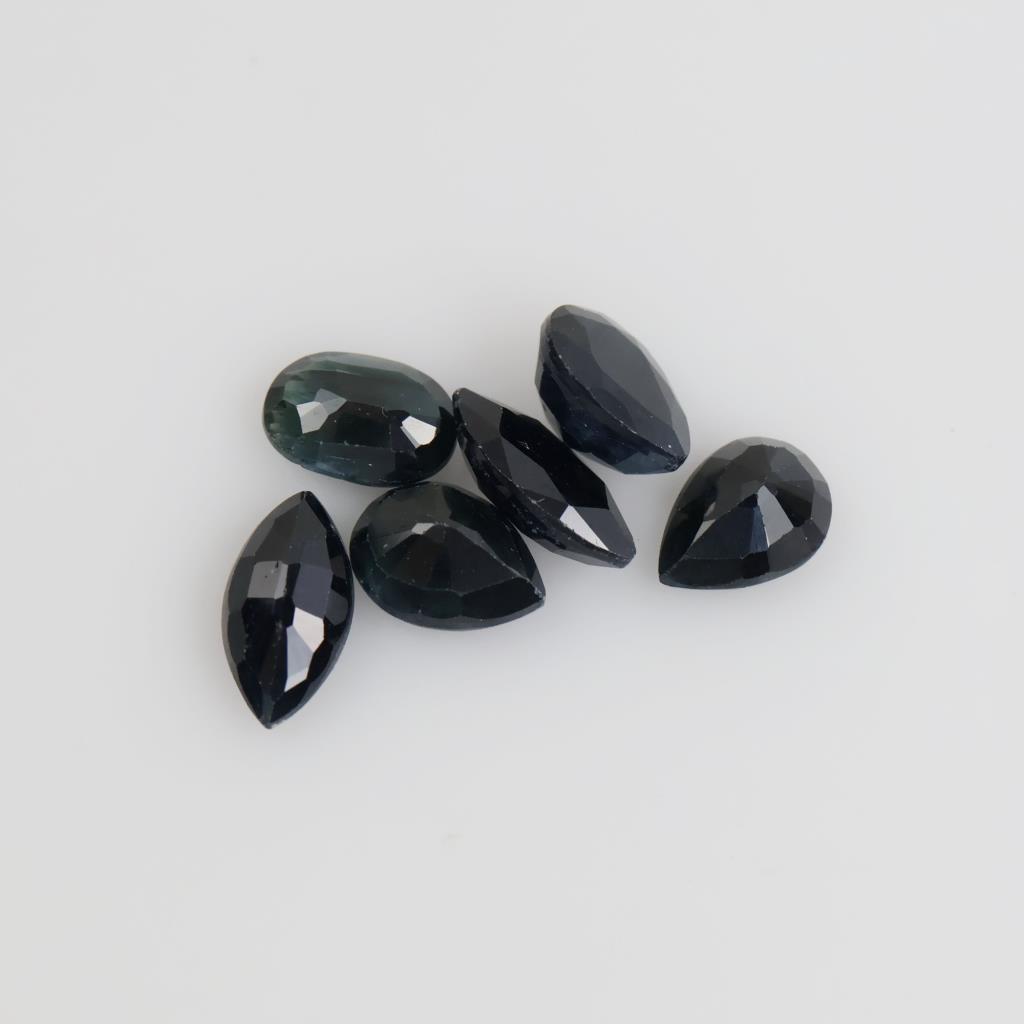 6 Loose Sapphire Gemstones
