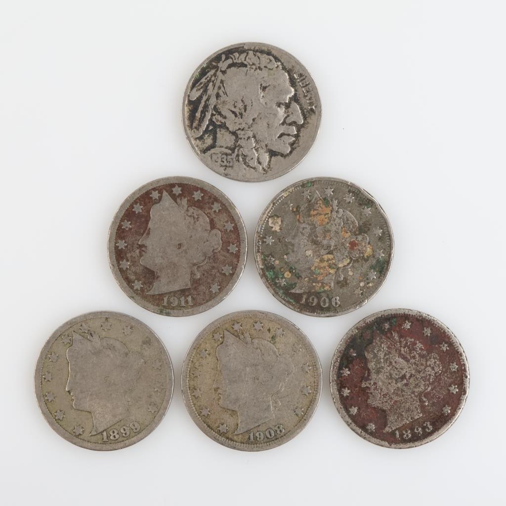 6 US Nickels