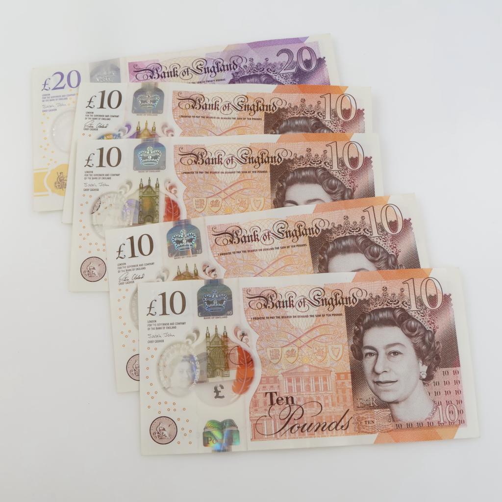60 British Pounds Sterling