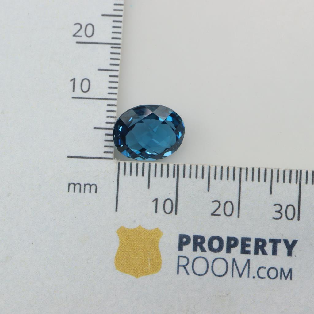 6.53cts TW Loose Blue Topaz Property Room