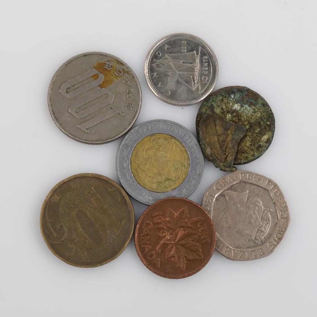 7 Foreign Coins
