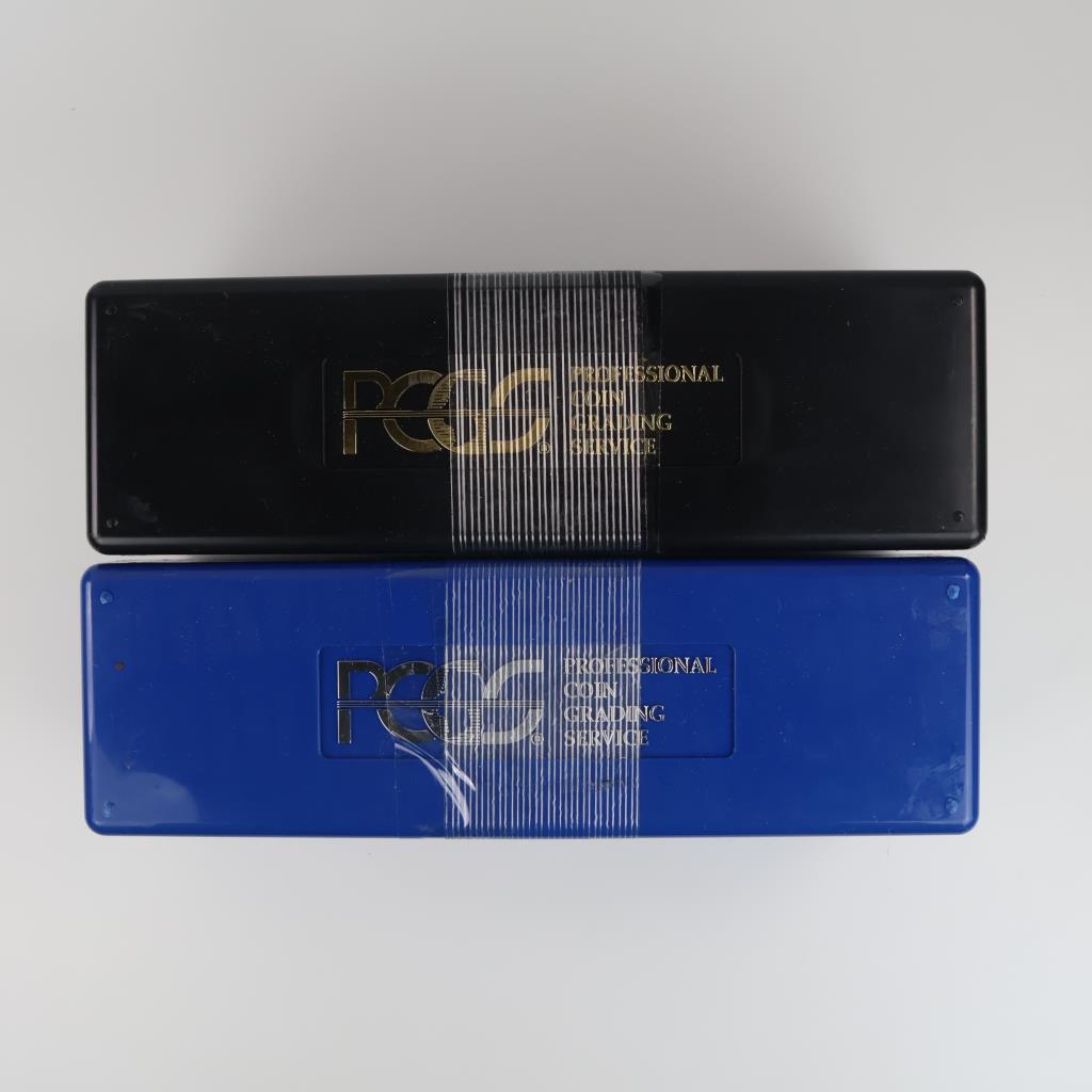 8 Professional Coin Grading Service Boxes