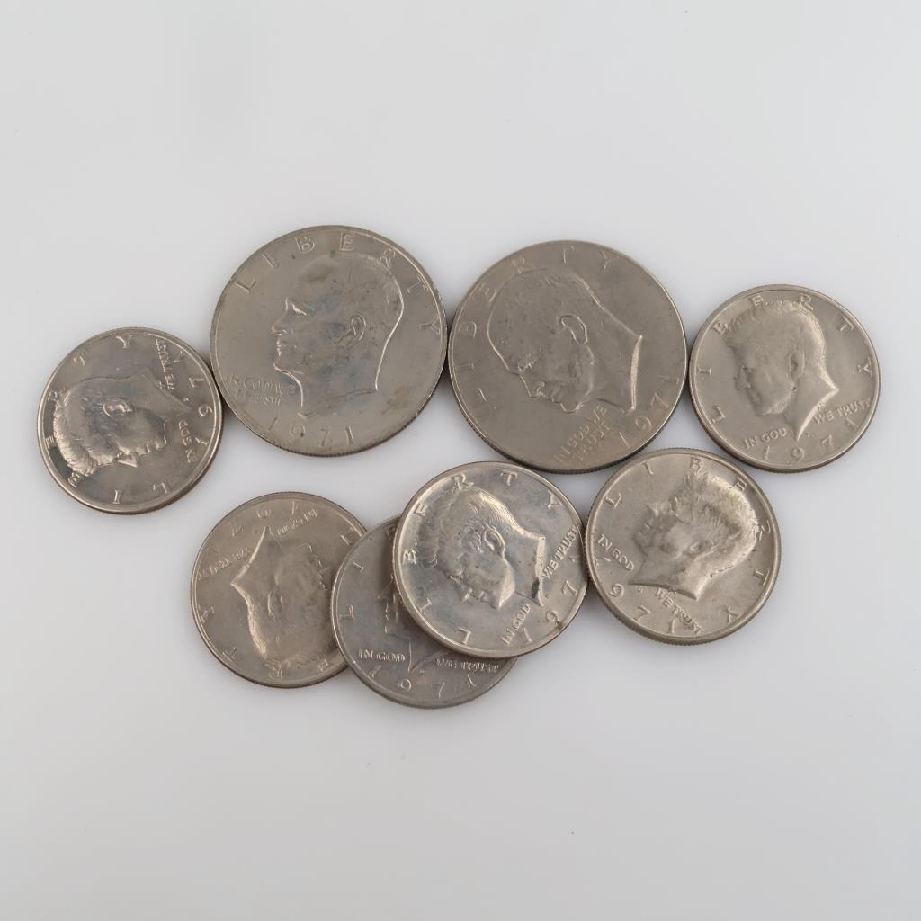 8 US Coins