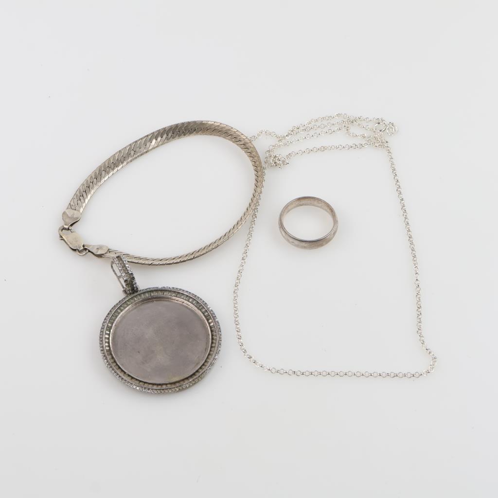 .800 Silver Jewelry, 4 Pieces | Property Room