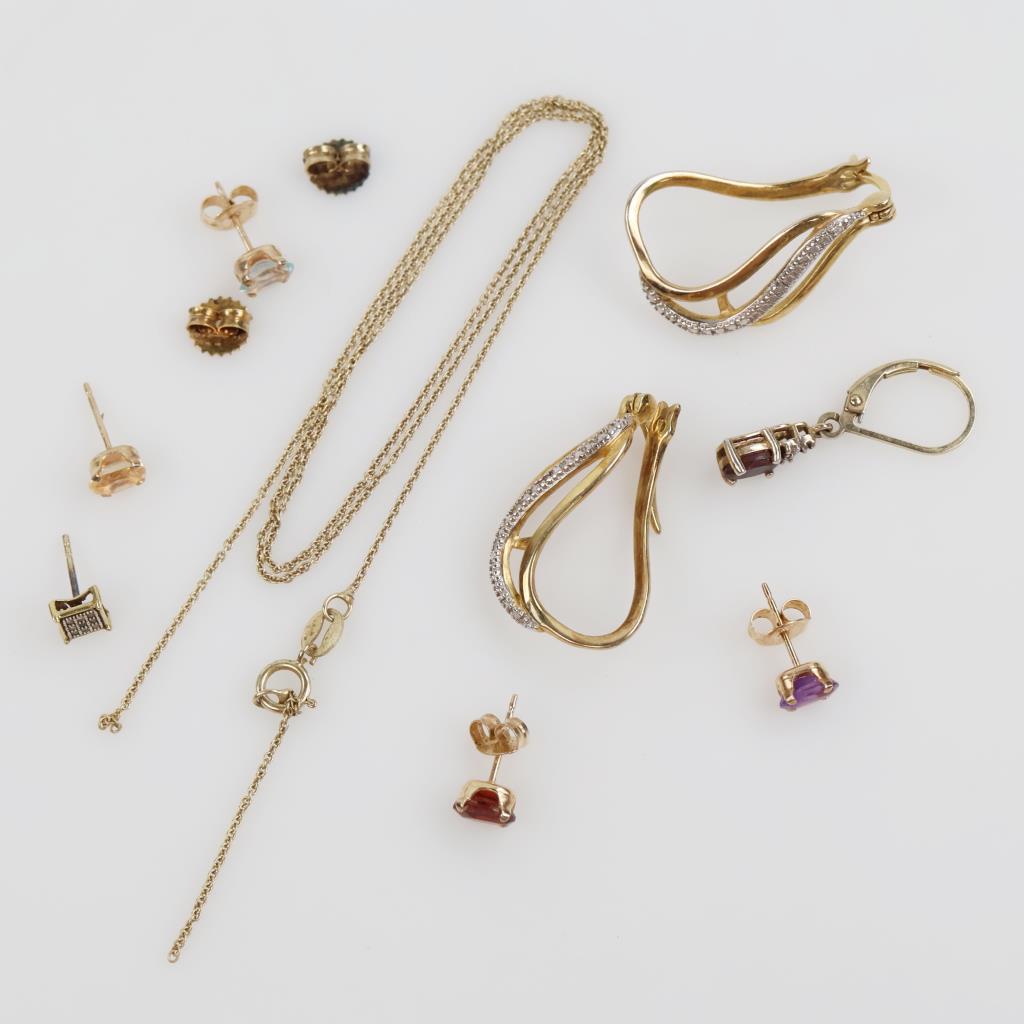 .800-.900 Silver Jewelry, 11 Pieces