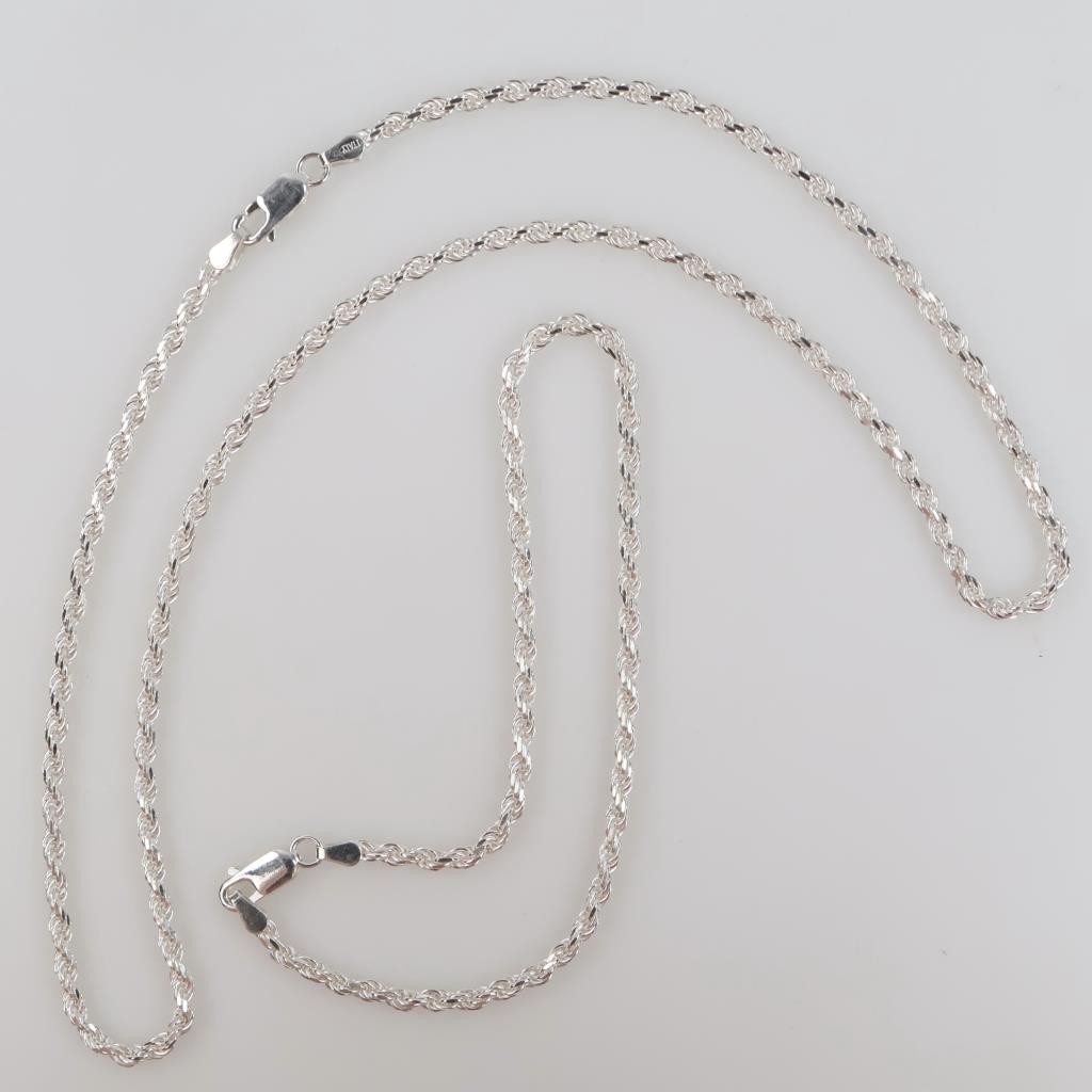 .800-.900 Silver Jewelry, 2 Pieces