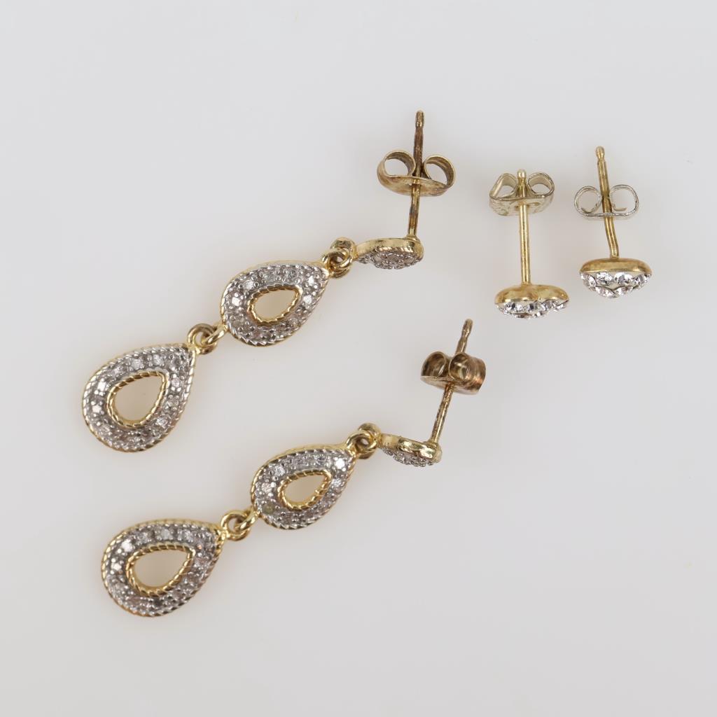 .800-.900 Silver Jewelry, 4 Pieces