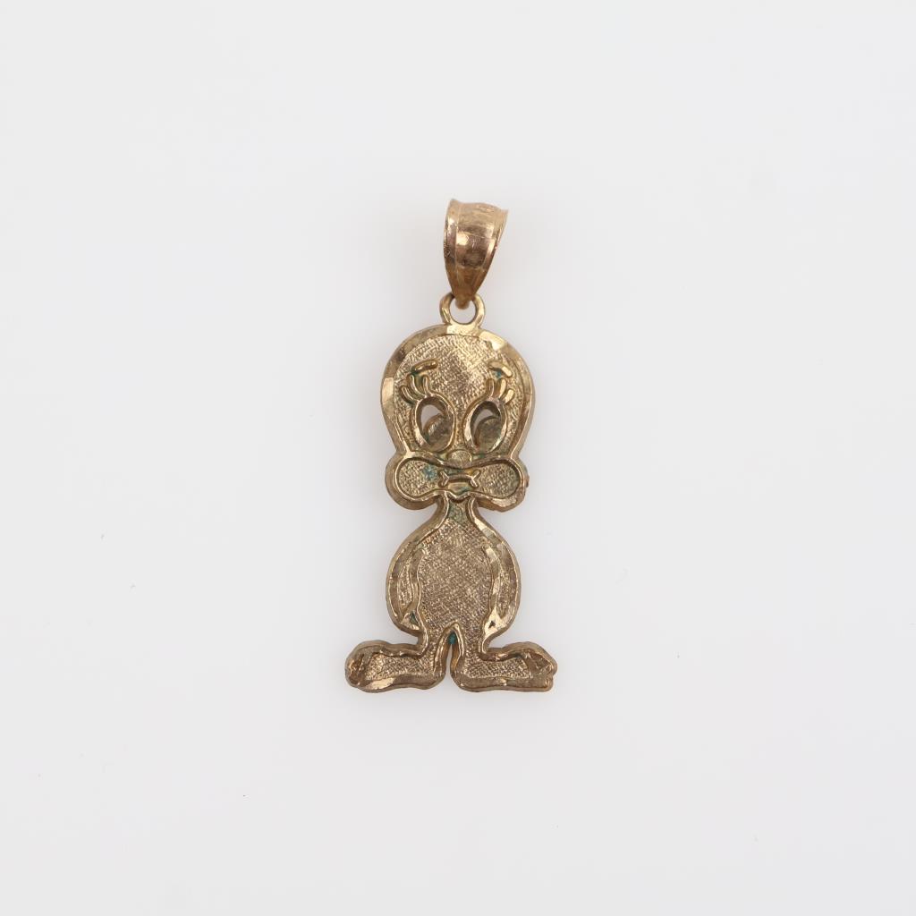 8kt Gold Bird Pendant