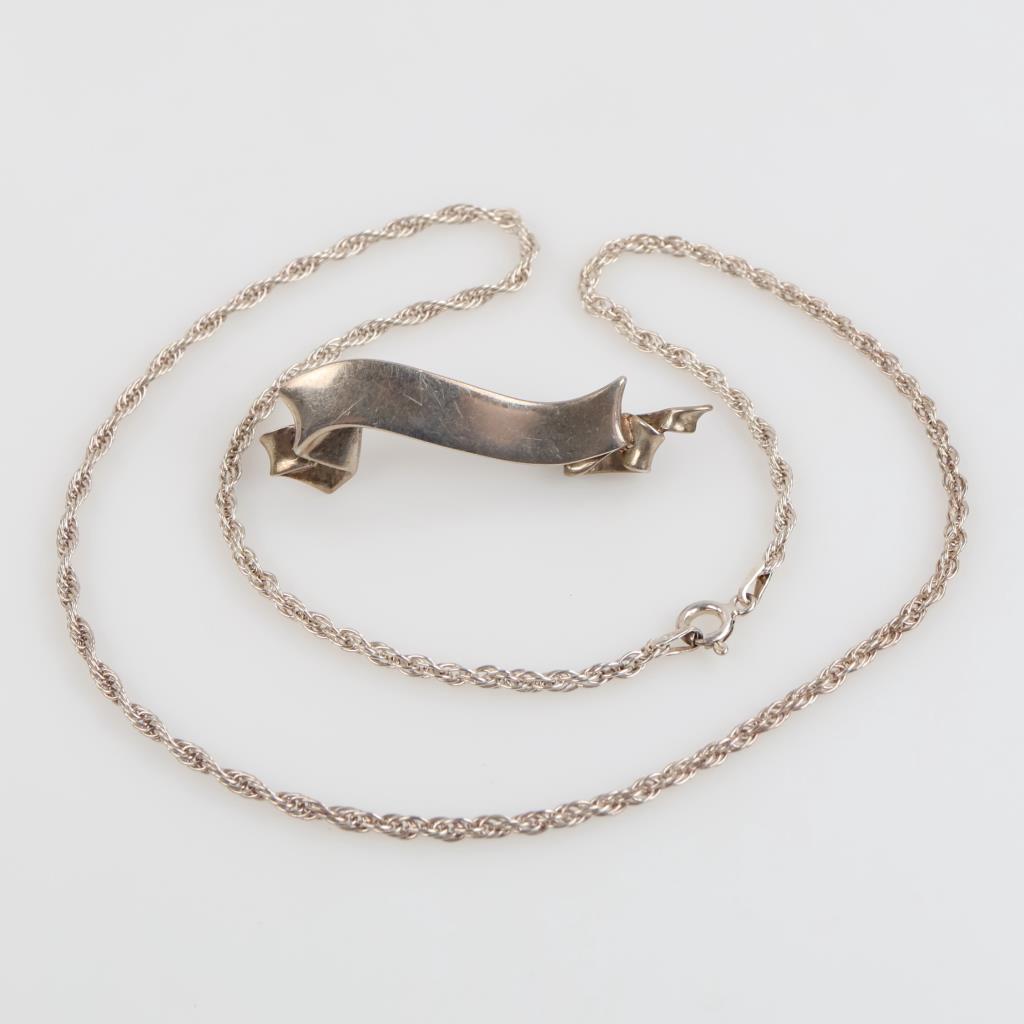 .900-.800 Silver Jewelry, 2 Pieces