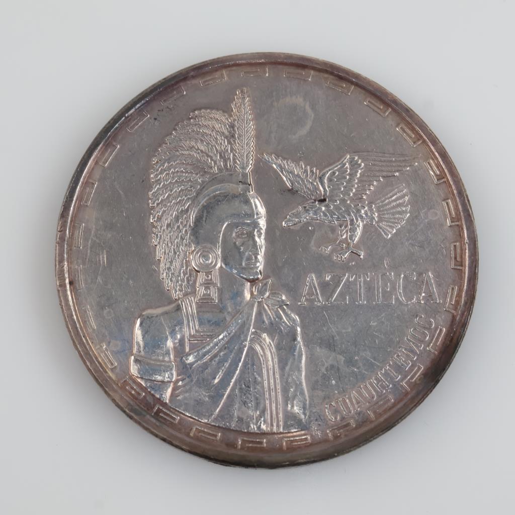 999 Silver Aztec Calendar Round 2 Troy Oz