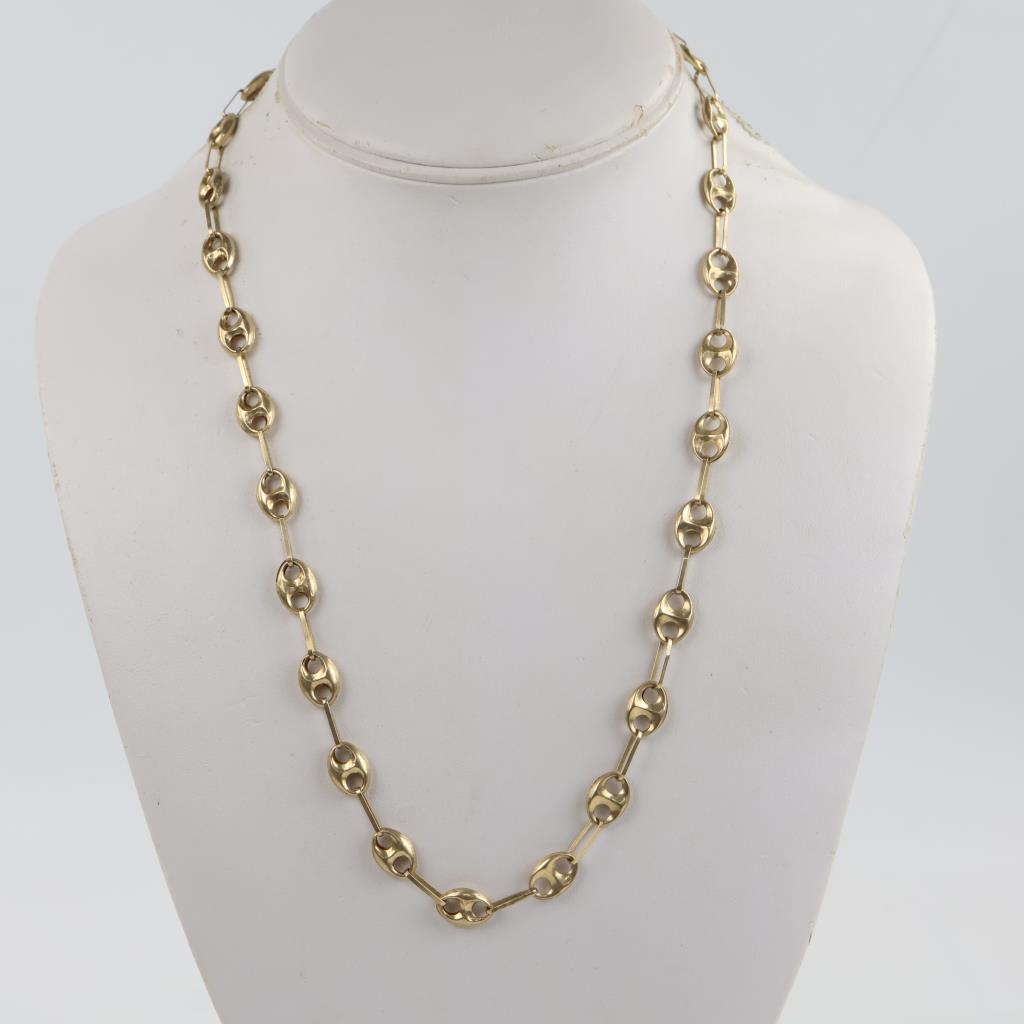 9kt Gold Anchor Chain Necklace