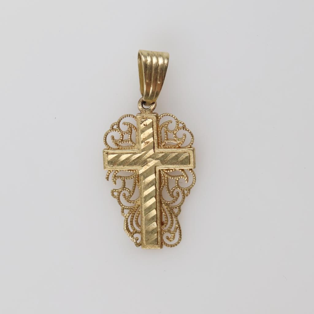 9kt Gold Cross Pendant