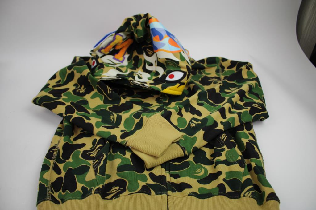 A Bathing Ape Camo Sweater, Boys XL