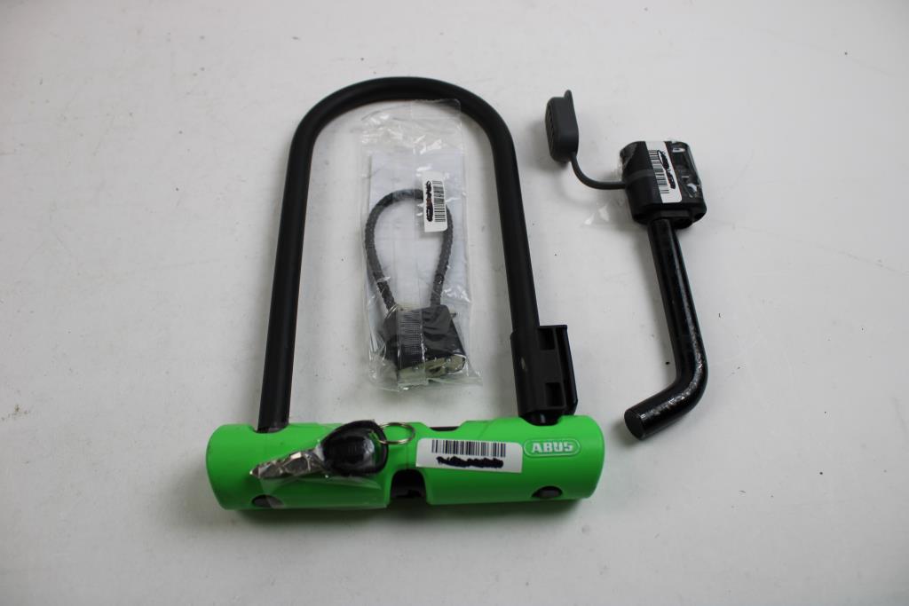 Abus Bicycle Lock, Padlock, Locking Hitch Pin, 3 Pieces