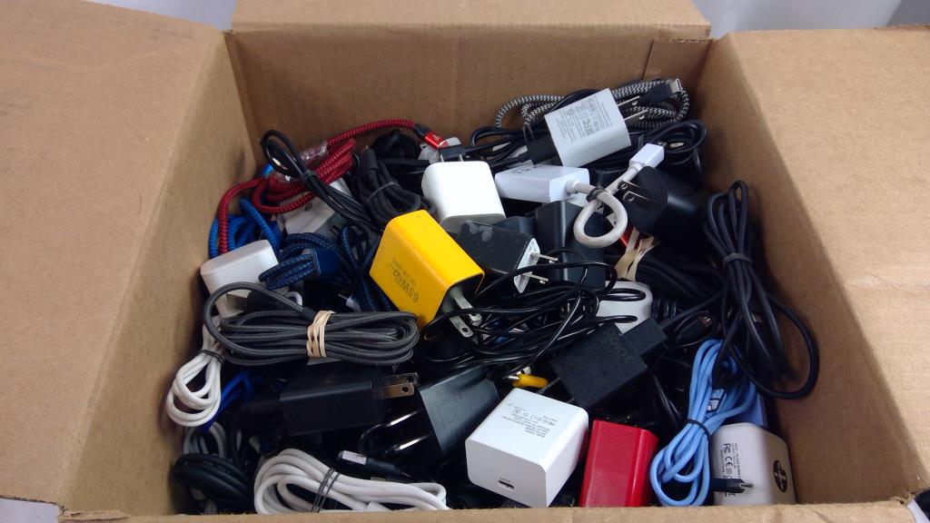 AC Adapters And Charging Cords Bulk Lot