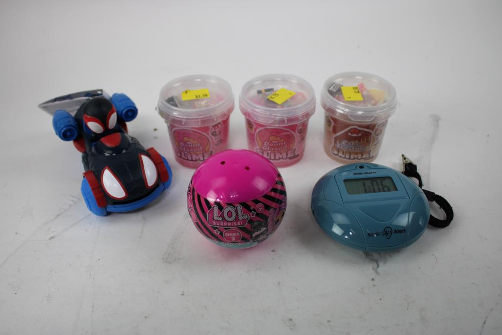 AC Adapters, Slime, Lip Balms, Jumbo Chalk Set, Tabletop Games, And More