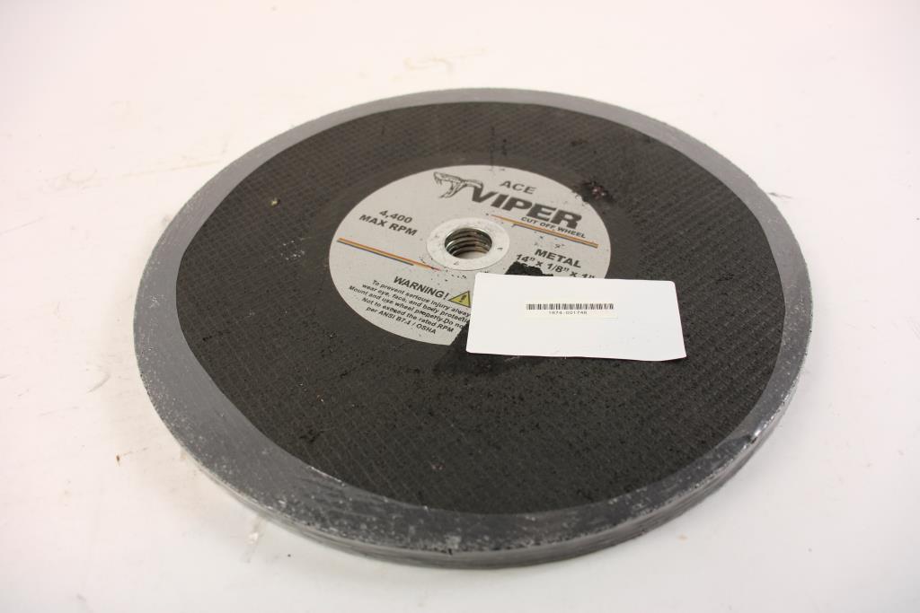 Ace Viper Cut Off Wheel Property Room
