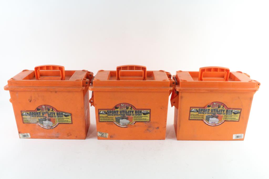 Action Sport Utility Boxes, 3 Pieces Property Room