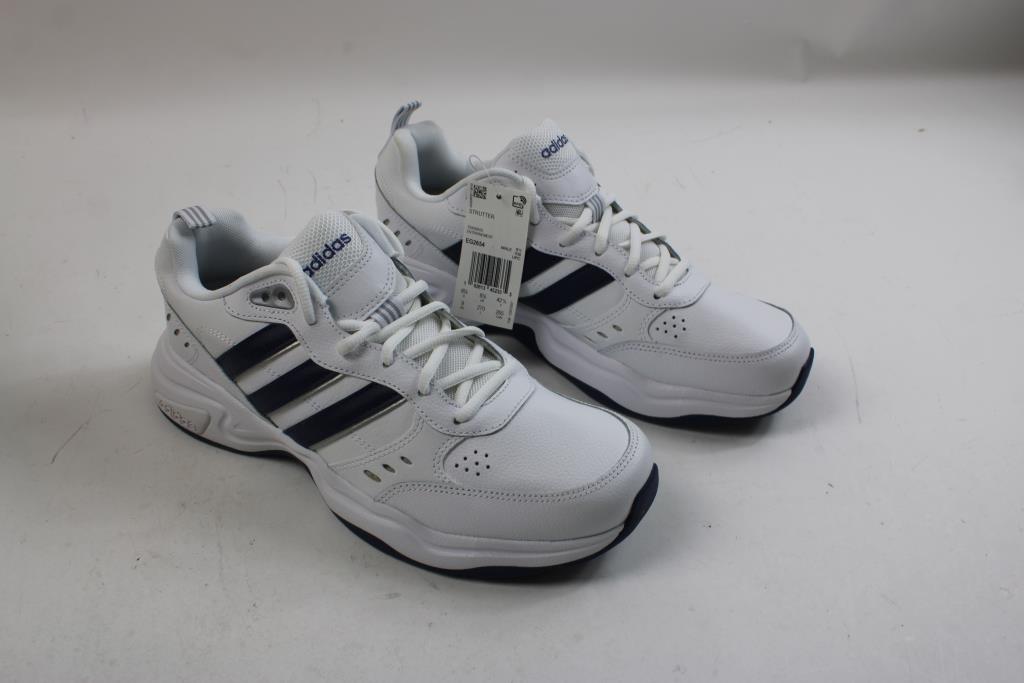 Adidas Men's White Strutter Shoes Size 8.5 EG2654 | Property Room
