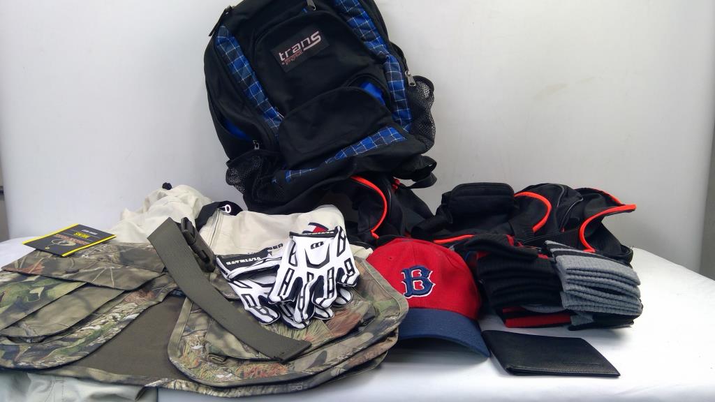 Adidas, Tommy H Size L, Wilson Gloves, 3 Bags