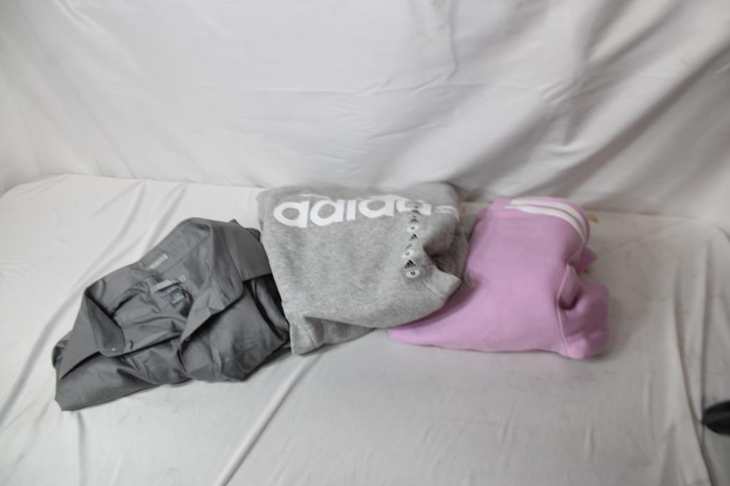 Adidas, Van Heusen Clothing Lot, 3 Pieces